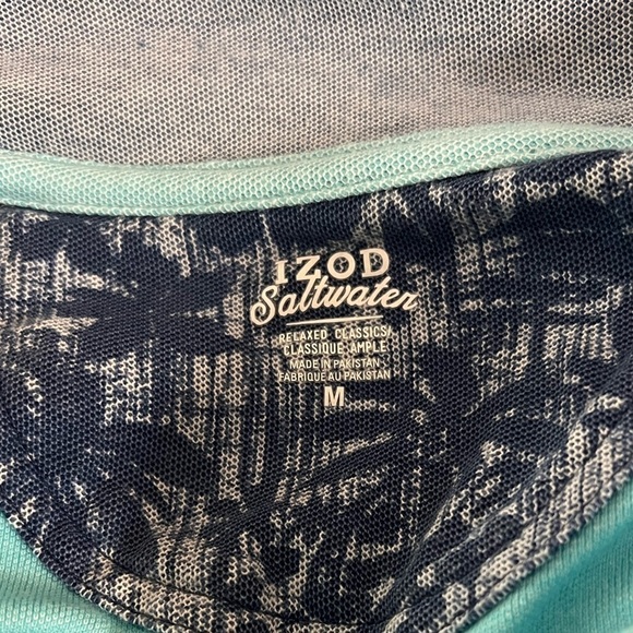 Izod 1/4 Zip Long Sleeve Pullover Size M - Picture 3 of 6